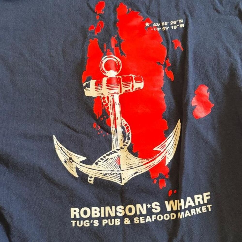 Gildan Women's Navy and Blue T-shirt - Picture 6 of 7